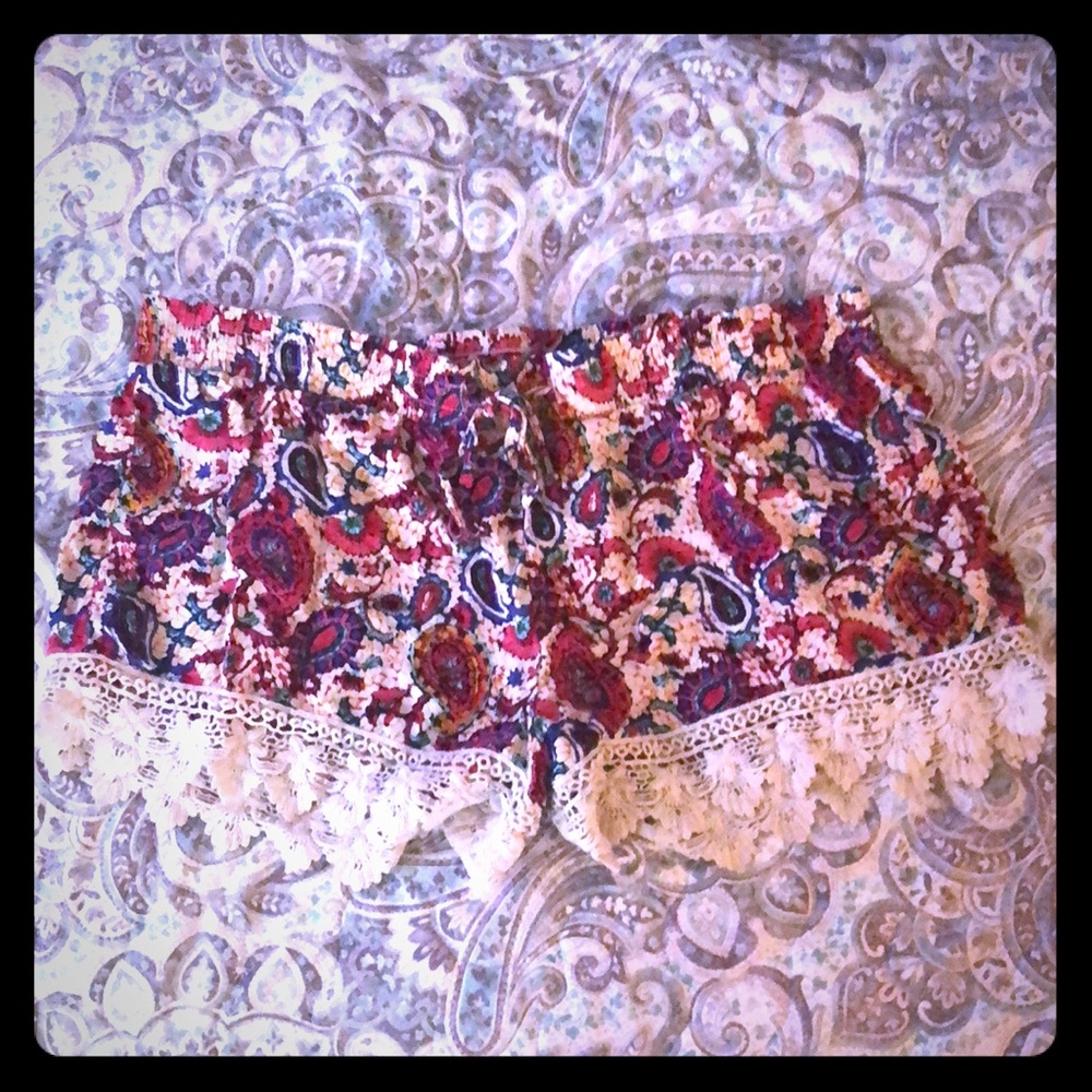Paisley shorts